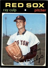 1971 Topps Ray Culp b Boston Red Sox #660