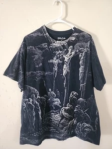 Jesus Christ All Over Print schwarz Größe XL - Bild 1 von 7