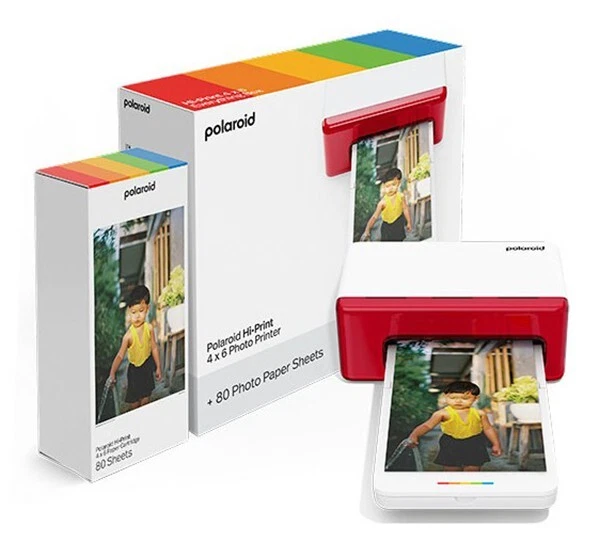 Polaroid Hi-Print 6 x 4 Bluetooth Photo EB Printer - White 80 Shot Kit bundle UK - Image 1 of 4