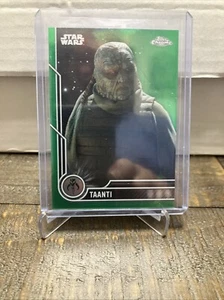 TAANTI 2023 Star Wars Topps Chrome Green Refractor #/99 #93 - Bild 1 von 15