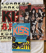 KISS LOT Collectible Price Guide First Edition 1983, Rolling Stone Mag. & Folder