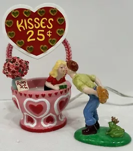 DEPT 56 - Snow Village - "BESOS - 25 CENTAVOS" Usado Nunca Exhibido *FUNCIONA* 55215 - Imagen 1 de 14