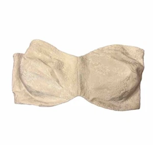DELIMIRA Mujer Sin Tirantes Blanco Con Aros Sin Forro Talla 34F Forrado en Gel - Imagen 1 de 7