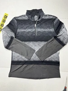 Lululemon Speed 1/4 Zip Universal Striped Performance Athletic Pullover Men’s L - Bild 1 von 11