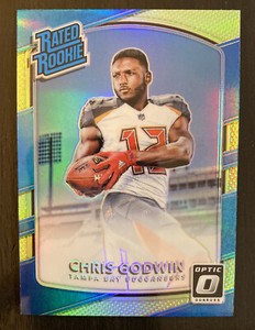 2017 Donruss Optic Rated Rookie Lime Green Prizm Chris Godwin #155 Rookie RC