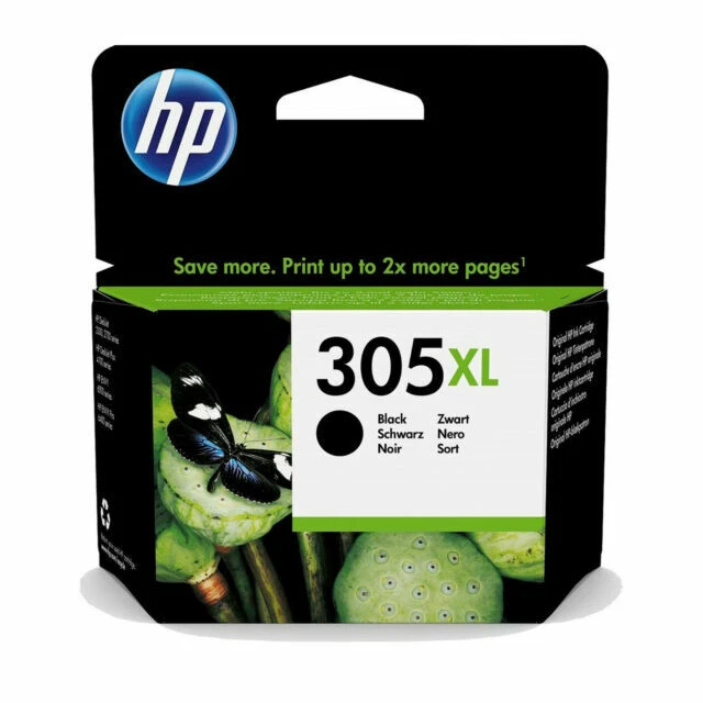 HP 305XL Ink Cartridge for Deskjet - Black (3YM62AE)