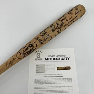 1988 Detroit Tigers Team-Signed Ray Knight Louisville Slugger Game Used Bat BAS - Picture 1 of 21