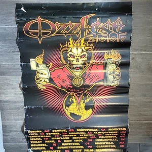 Póster de la gira "OZZFEST 2007" de Ozzy Osbourne/Programa de EE. UU. Arte Decoración Obra ** - Imagen 1 de 24
