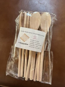 Küche Holzlöffel Utensilien Löffel 10" hoch Holz zum Kochen Menge 10 - Bild 1 von 2