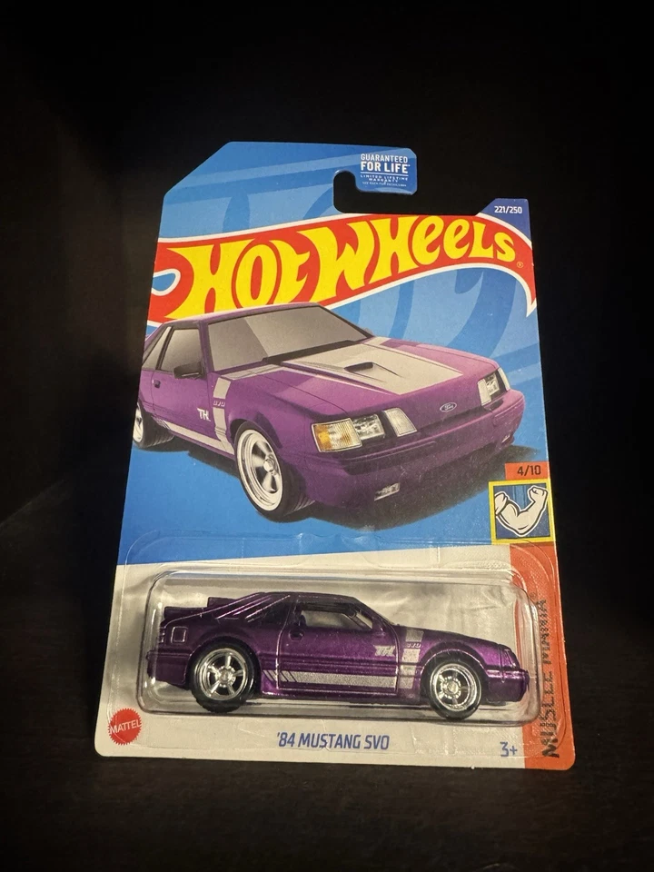 Mustang SVO 2022 Hot Wheels 84 púrpura Super Treasure Hunt 221/250 Foto 1 de 1