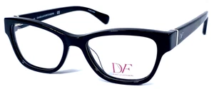 DIANE von FURSTENBERG DVF5080 001 NOS Black 50-16-135 Eyeglasses Frame - Picture 1 of 11