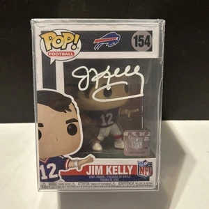 Jim Kelly Autographed Buffalo Bills Funko Pop #154- Beckett Certified Signed - Picture 1 of 3