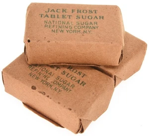 Three WWII K Ration Sugar Tablets - Jack Frost - Picture 1 of 5