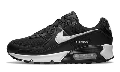 Размер 8 - Nike женские Air Max 90 туфли, черный/белый беговых кроссовок - Изображение 1 из 4