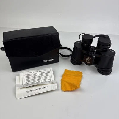 Vintage Insta Focus Bushnell Binoculars 7x35 with Case Nice - Image 1 of 4