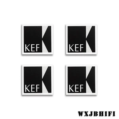 Altavoz KEF Personalizado Aluminio Logo Insignia 19mm (0.75")X19mm (0.75") Foto 1 de 4