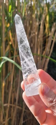 Bergkristall, Bergkristall Obelisk AA Spezial Qualität, poliert / 144g - Bild 1 von 4
