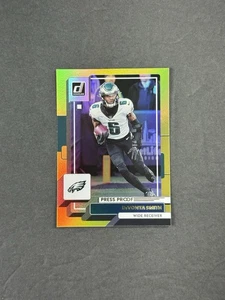 2022 Panini Donruss Devonta Smith Premium Press Proof Gold #168 Eagles - Foto 1 di 4