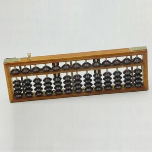 13 Column Wooden Abacus Counting Math Learning for Mathematics Beginners Adults - Picture 1 of 7