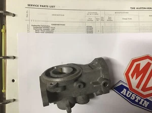 Austin Healey AN5 Bugeye Frog eye Sprite NOS Rear SU Carb Body - Bild 1 von 8