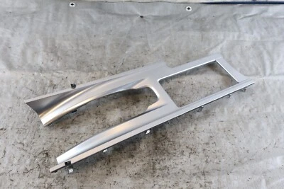 Nissan GT-R GTR R35 2009 3,8 L OEM conjunto de molduras de consola central plateada #1598 Foto 1 de 4