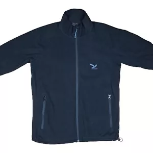 Salewa Fleece Jacke Gr. L Herren Windbreaker Outdoor Wandern Schwarz - Bild 1 von 9