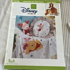 Leisure Arts Disney Home Growing Up With Pooh Cross Stitch Pattern Booklet 3343 - Picture 1 of 11