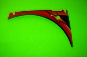 Black Knight 2000 Pinball Machine Plastic Part Vintage Original NOS Shield #18  - Picture 1 of 2