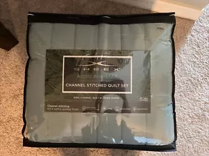 Sheex Arctic Air Max Channel King Quilt-Set in Aloe - Bild 1 von 8