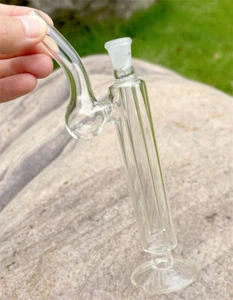 Unique 6.7" Glass Hookah Bong Smoking Water Pipe Bubbler Shisha W/10mm Bowl - Bild 1 von 10