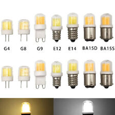 Dimmable Mini AC 220V 5W LED COB Bulb G4 G8 G9 E11 E14 BA15S BA15D Light Lamp FC