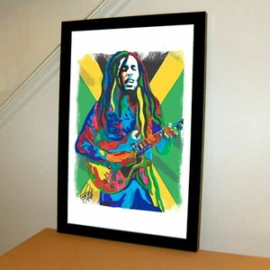 Bob Marley The Wailers Reggae Music Poster Print Wall Art 11x17 - Picture 1 of 7