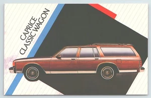 Postcard 1986 Caprice Classic Wagon Today's Chevrolet - Picture 1 of 2