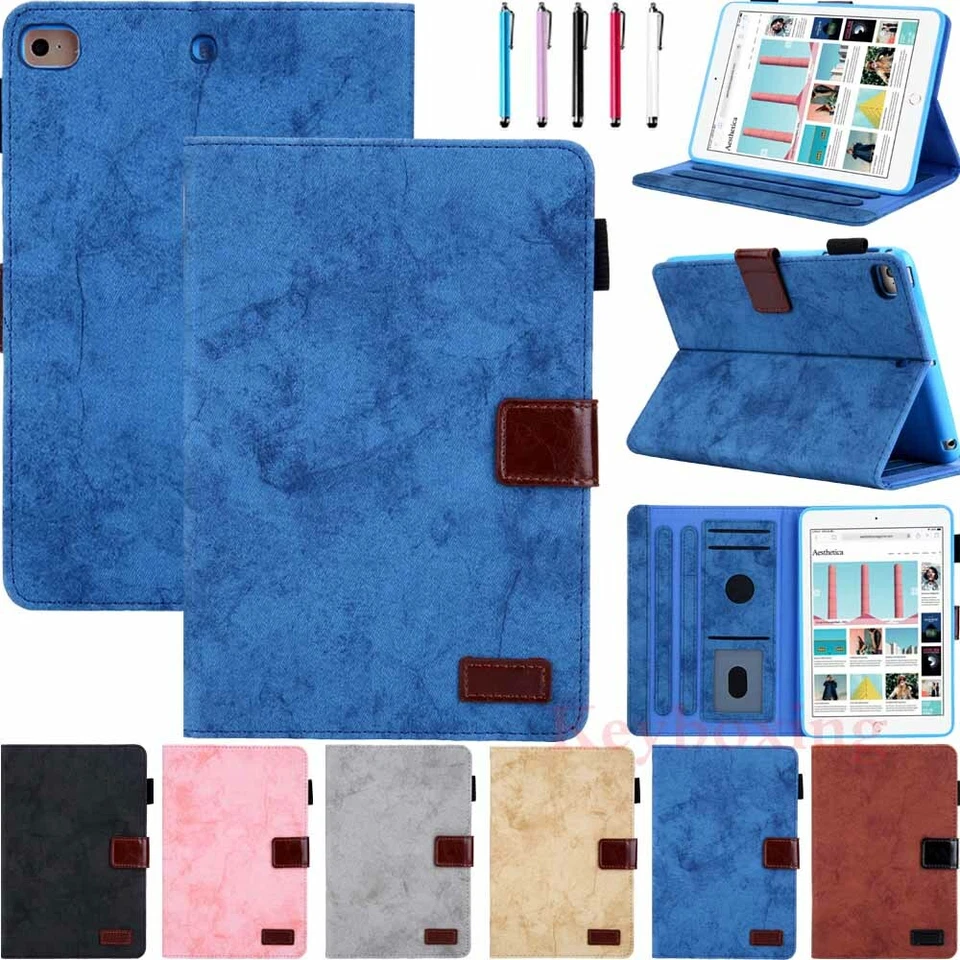 For iPad 8th 7th 6th 5th Gen/Mini/Air/Pro Magnetic Flip Leather Smart Case Cover - Image 1 of 4