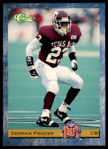 1993 Classic Derrick Frazier . Philadelphia Eagles #69