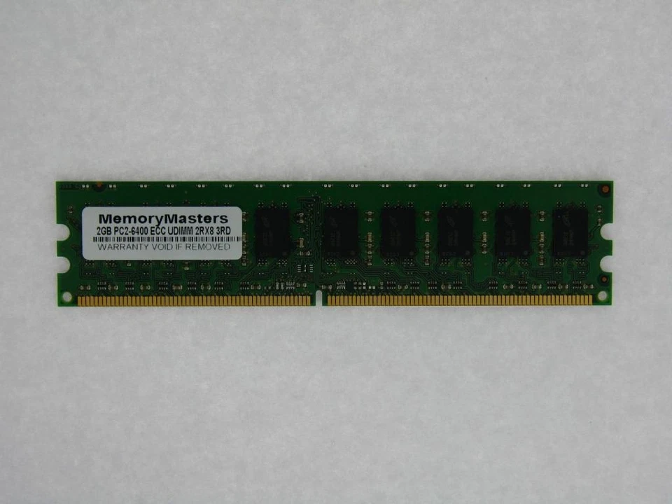 2GB DDR2 PC2-6400 240 pin ECC 800MHz UB DIMM Dell PowerEdge T100 Memory RAM - Image 1 of 1