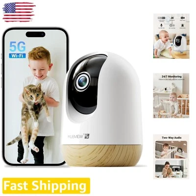 Cámara de seguridad WiFi de detección de movimiento con visión nocturna 2K y almacenamiento SD/en la nube Foto 1 de 4