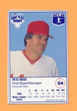 NM-MINT+/- PETE ROSE 1987 KRAFT HOME PLATE HEROES #34 HIGH GRADE RARE TPHLC-1414