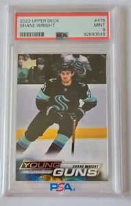2022-23 Upper Deck Young Gun #475 Shane Wright Graded PSA 9 (ref y) - Bild 1 von 2