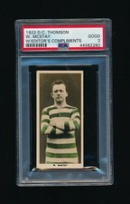 1922 D.C. Thomson W Mcstay rugby card psa 2 w/ editor's compliments rare pop 1