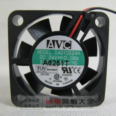 NEW AVC D4010S24H Cooling Fan DC 24V 0.08A 4010 2-Pin Sleeve - Image 1 of 4