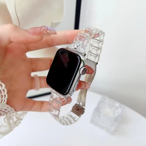 Thin Light Resin Strap Bracelet For Apple Watch Band 38mm 41mm 42mm 44mm 45mm - Picture 1 of 30