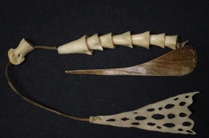 Juego - Hueso de reno - Metis - Canadá - Principios del siglo XX. Nativo americano  - Imagen 1 de 11