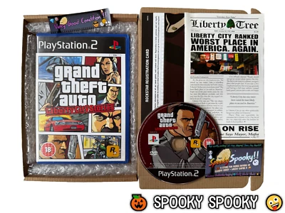 Grand Theft Auto Liberty City Stories PS2 - UK PAL VGC CIB with Map and Reg - Image 1 of 4