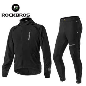 ROCKBROS Cycling Jersey Set Outdoor Sports Windproof Comfortable Men Jersey Set - Picture 1 of 32