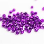 Faceted Crystal Glass Bead Loose Spacer Round Beads Jewelry Making 3x4mm 125Pcs