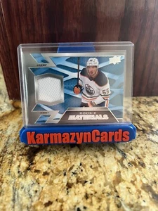 Dylan Holloway Upper Deck Series 2 (Rookie Materials) *Player Worn* 2022-2023 RC - Picture 1 of 2