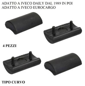 KIT TAMPONI SUPPORTO BALESTRA TASSELLO APPOGGIO GOMMA ADATTO A IVECO DAILY 4 pz - Foto 1 di 3