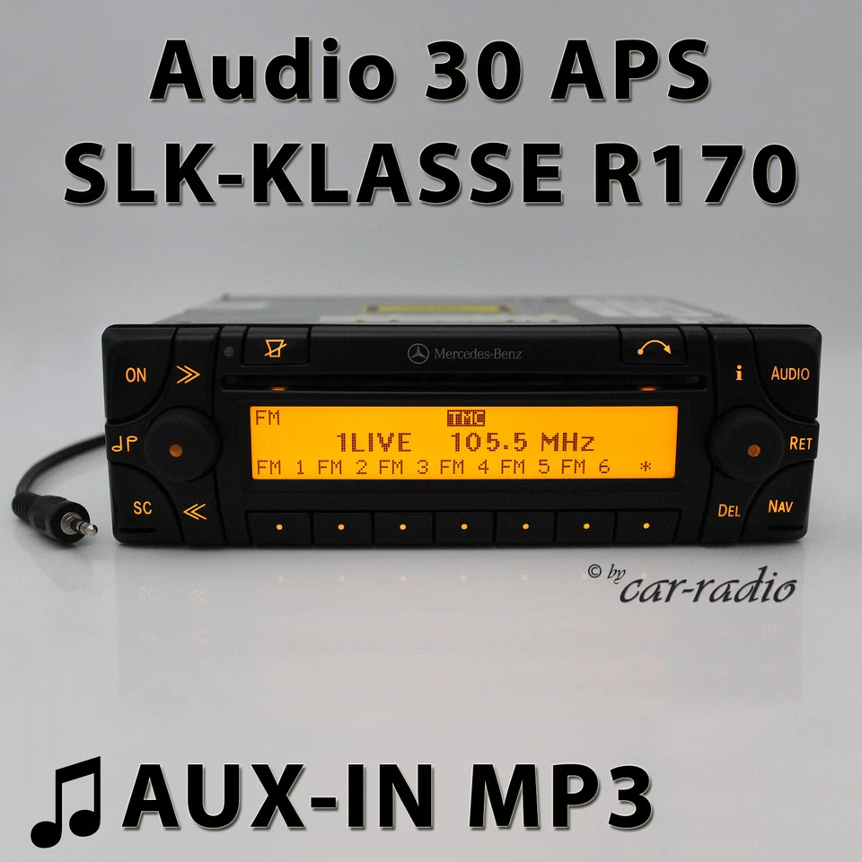 Mercedes R170 Navigationssystem Audio 30 APS MP3 AUX-IN W170 Radio SLK-Klasse - Bild 1 von 4