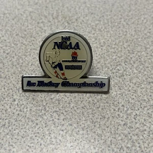 Vintage 1988 NCAA Ice Hockey Championship Lake Placid NY Mini Tiny Very Rare Pin - Picture 1 of 6